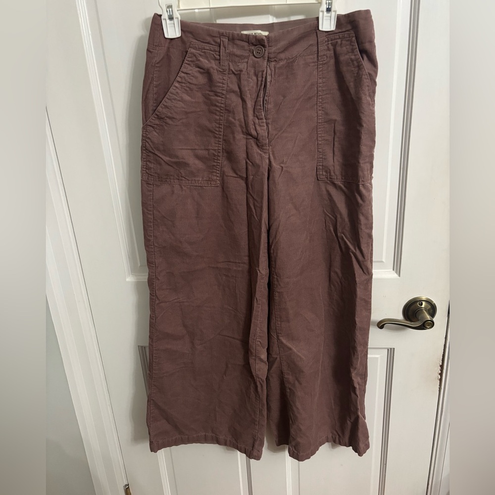 Max Studio Brown Wide Leg Pants